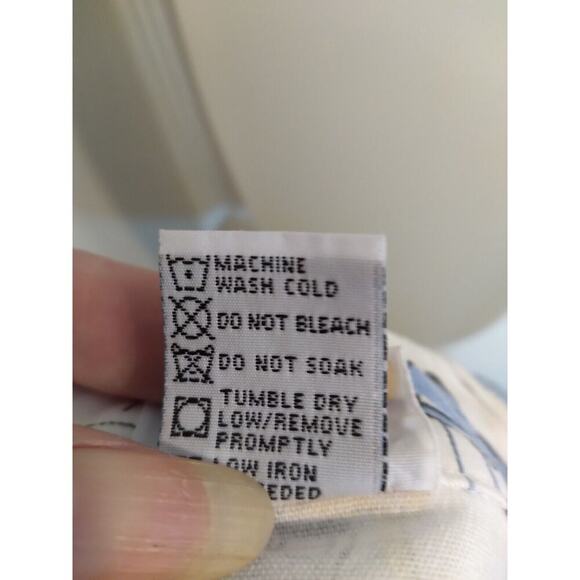 Carolina Colours Top White Blue Print City 18W Paris - Picture 8 of 8